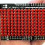 Shield DoD - wyświetlacz 9x14 diod LED czerwone