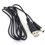 Przewód zasilający USB A - wtyk męski 2.1 x 5.5 mm, 1 m długości